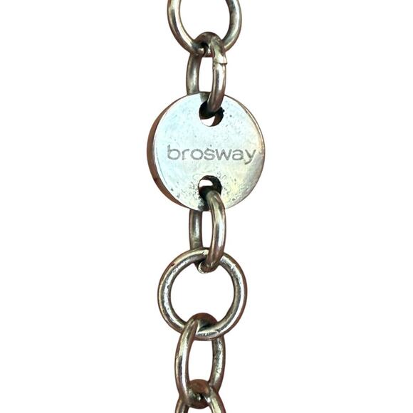 BROSWAY bracelet silver tone sz 7,5 - Picture 3 of 4